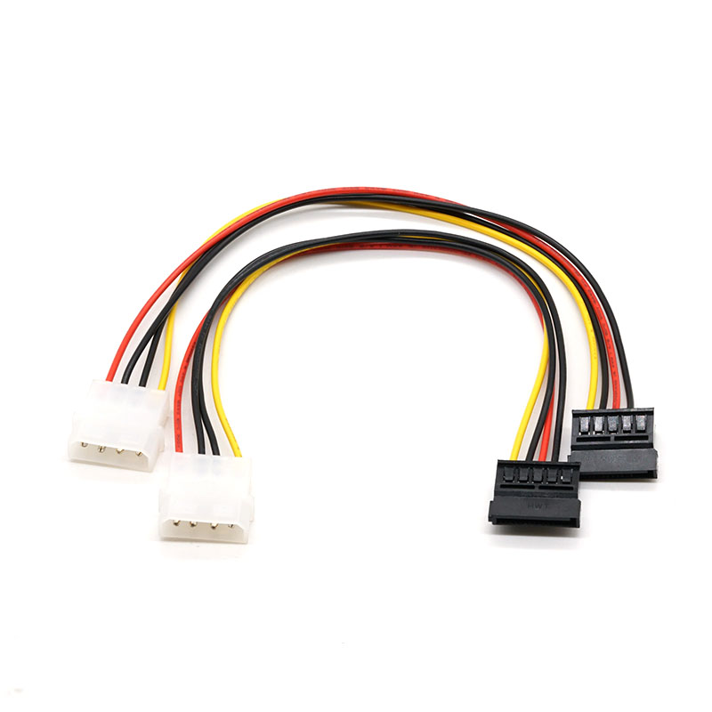 Molex 5.08 To sata kablea Ordenagailu Disko gogorreko kablea 18AWG 500mm